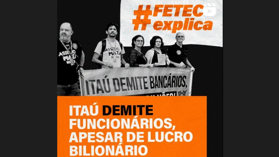 Itaú demite funcionários, apesar de lucro bilionário
